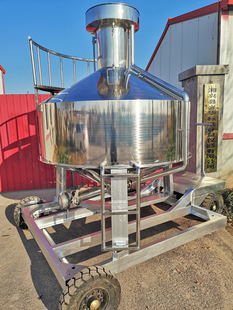 华北中石化推车式2000L标准金属量器